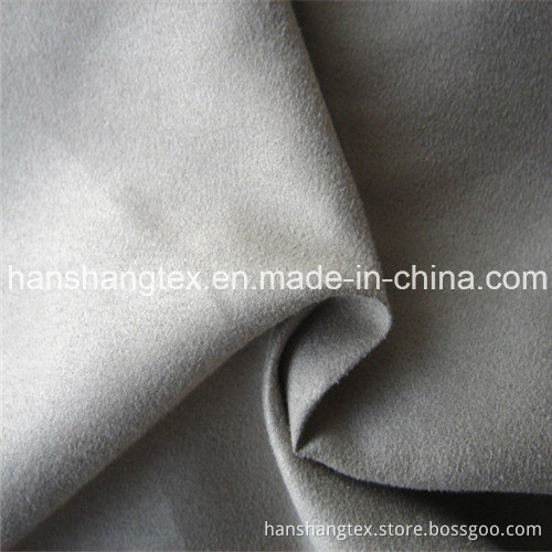 Poly Woven Suede Fabric for Car Cushion Fabric (HS)